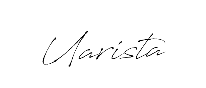 Make a beautiful signature design for name Uarista. With this signature (Antro_Vectra) style, you can create a handwritten signature for free. Uarista signature style 6 images and pictures png