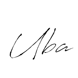 Use a signature maker to create a handwritten signature online. With this signature software, you can design (Antro_Vectra) your own signature for name Uba. Uba signature style 6 images and pictures png