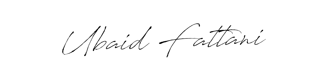 You should practise on your own different ways (Antro_Vectra) to write your name (Ubaid Fattani) in signature. don't let someone else do it for you. Ubaid Fattani signature style 6 images and pictures png