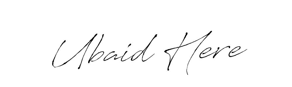 Make a beautiful signature design for name Ubaid Here. Use this online signature maker to create a handwritten signature for free. Ubaid Here signature style 6 images and pictures png