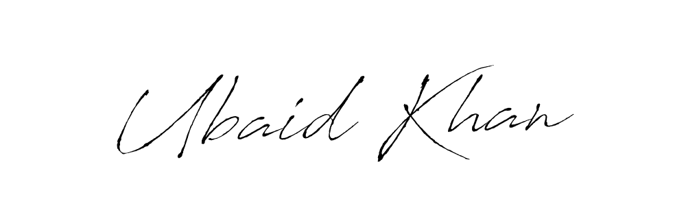 It looks lik you need a new signature style for name Ubaid Khan. Design unique handwritten (Antro_Vectra) signature with our free signature maker in just a few clicks. Ubaid Khan signature style 6 images and pictures png