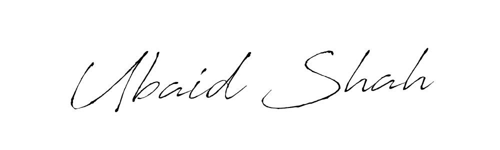 How to make Ubaid Shah signature? Antro_Vectra is a professional autograph style. Create handwritten signature for Ubaid Shah name. Ubaid Shah signature style 6 images and pictures png