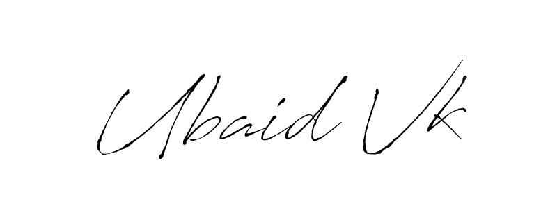 Similarly Antro_Vectra is the best handwritten signature design. Signature creator online .You can use it as an online autograph creator for name Ubaid Vk. Ubaid Vk signature style 6 images and pictures png