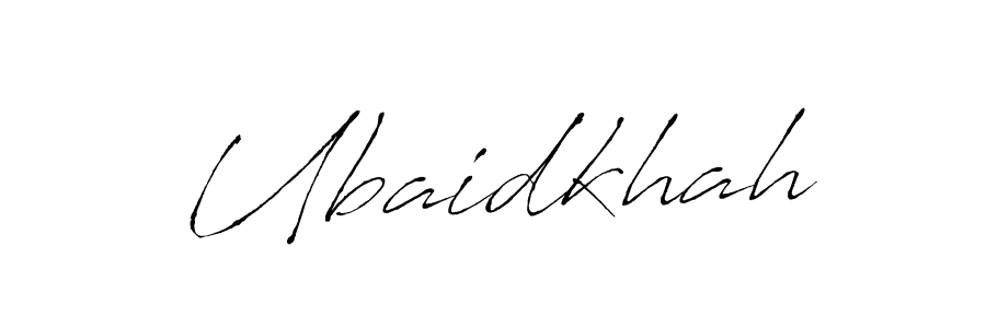 Also we have Ubaidkhah name is the best signature style. Create professional handwritten signature collection using Antro_Vectra autograph style. Ubaidkhah signature style 6 images and pictures png