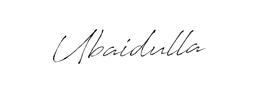 Make a beautiful signature design for name Ubaidulla. With this signature (Antro_Vectra) style, you can create a handwritten signature for free. Ubaidulla signature style 6 images and pictures png