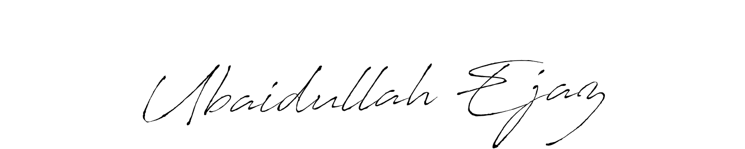 Similarly Antro_Vectra is the best handwritten signature design. Signature creator online .You can use it as an online autograph creator for name Ubaidullah Ejaz. Ubaidullah Ejaz signature style 6 images and pictures png