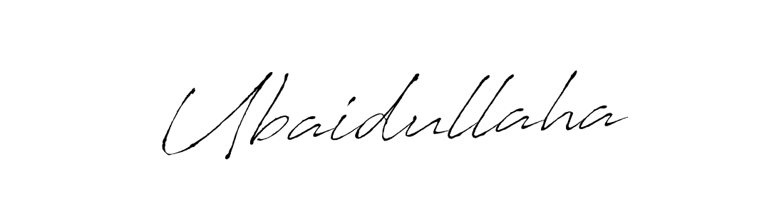 Design your own signature with our free online signature maker. With this signature software, you can create a handwritten (Antro_Vectra) signature for name Ubaidullaha. Ubaidullaha signature style 6 images and pictures png