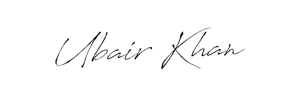if you are searching for the best signature style for your name Ubair Khan. so please give up your signature search. here we have designed multiple signature styles  using Antro_Vectra. Ubair Khan signature style 6 images and pictures png