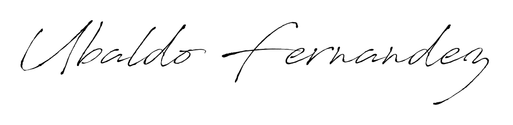 The Antro_Vectra font transforms the name Ubaldo Fernandez into an executive sign with sharp precision and distinguished character. Ubaldo Fernandez signature style 6 images and pictures png