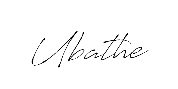 Design your own signature with our free online signature maker. With this signature software, you can create a handwritten (Antro_Vectra) signature for name Ubathe. Ubathe signature style 6 images and pictures png