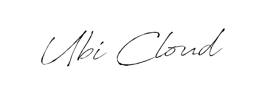 Create a beautiful signature design for name Ubi Cloud. With this signature (Antro_Vectra) fonts, you can make a handwritten signature for free. Ubi Cloud signature style 6 images and pictures png