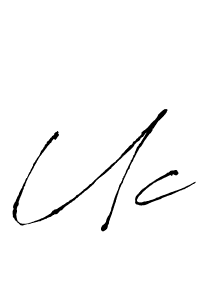 The best way (Antro_Vectra) to make a short signature is to pick only two or three words in your name. The name Uc include a total of six letters. For converting this name. Uc signature style 6 images and pictures png