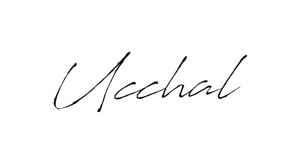 Make a beautiful signature design for name Ucchal. With this signature (Antro_Vectra) style, you can create a handwritten signature for free. Ucchal signature style 6 images and pictures png