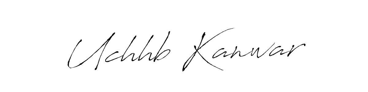 The best way (Antro_Vectra) to make a short signature is to pick only two or three words in your name. The name Uchhb Kanwar include a total of six letters. For converting this name. Uchhb Kanwar signature style 6 images and pictures png