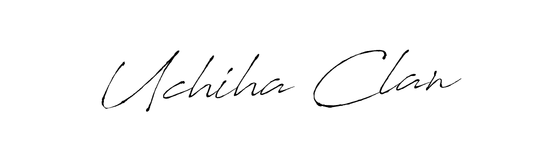 Make a beautiful signature design for name Uchiha Clan. With this signature (Antro_Vectra) style, you can create a handwritten signature for free. Uchiha Clan signature style 6 images and pictures png