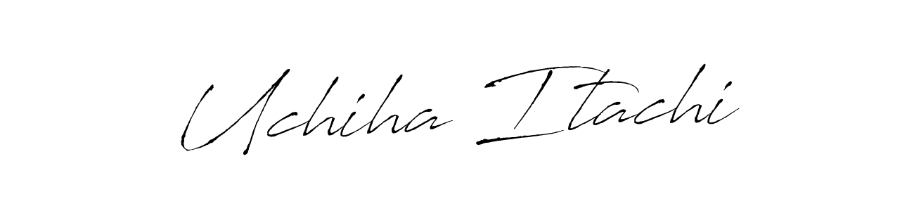 Design your own signature with our free online signature maker. With this signature software, you can create a handwritten (Antro_Vectra) signature for name Uchiha Itachi. Uchiha Itachi signature style 6 images and pictures png