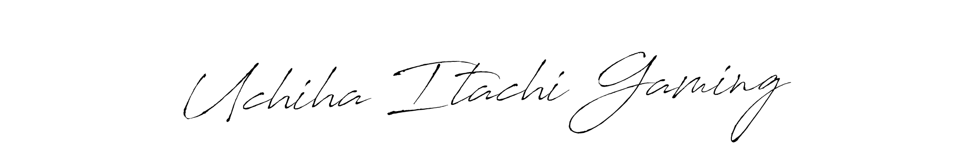 Also You can easily find your signature by using the search form. We will create Uchiha Itachi Gaming name handwritten signature images for you free of cost using Antro_Vectra sign style. Uchiha Itachi Gaming signature style 6 images and pictures png