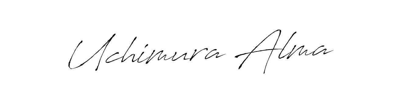Create a beautiful signature design for name Uchimura Alma. With this signature (Antro_Vectra) fonts, you can make a handwritten signature for free. Uchimura Alma signature style 6 images and pictures png