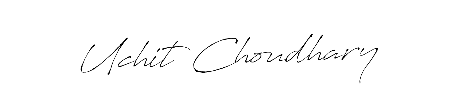 It looks lik you need a new signature style for name Uchit Choudhary. Design unique handwritten (Antro_Vectra) signature with our free signature maker in just a few clicks. Uchit Choudhary signature style 6 images and pictures png