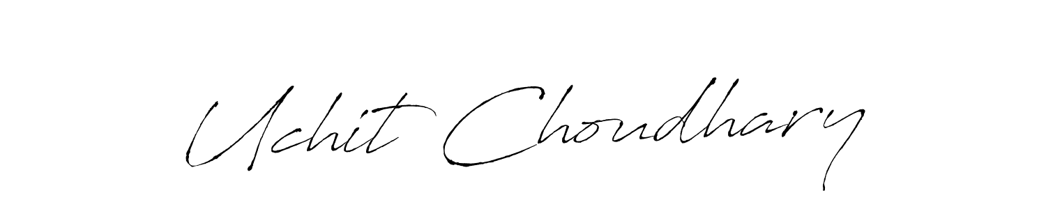 It looks lik you need a new signature style for name Uchit Choudhary. Design unique handwritten (Antro_Vectra) signature with our free signature maker in just a few clicks. Uchit Choudhary signature style 6 images and pictures png