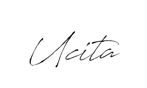 The best way (Antro_Vectra) to make a short signature is to pick only two or three words in your name. The name Ucita include a total of six letters. For converting this name. Ucita signature style 6 images and pictures png