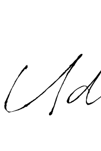Use a signature maker to create a handwritten signature online. With this signature software, you can design (Antro_Vectra) your own signature for name Ud. Ud signature style 6 images and pictures png