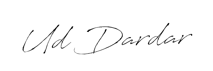 How to make Ud Dardar name signature. Use Antro_Vectra style for creating short signs online. This is the latest handwritten sign. Ud Dardar signature style 6 images and pictures png