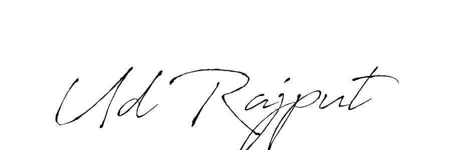 Use a signature maker to create a handwritten signature online. With this signature software, you can design (Antro_Vectra) your own signature for name Ud Rajput. Ud Rajput signature style 6 images and pictures png