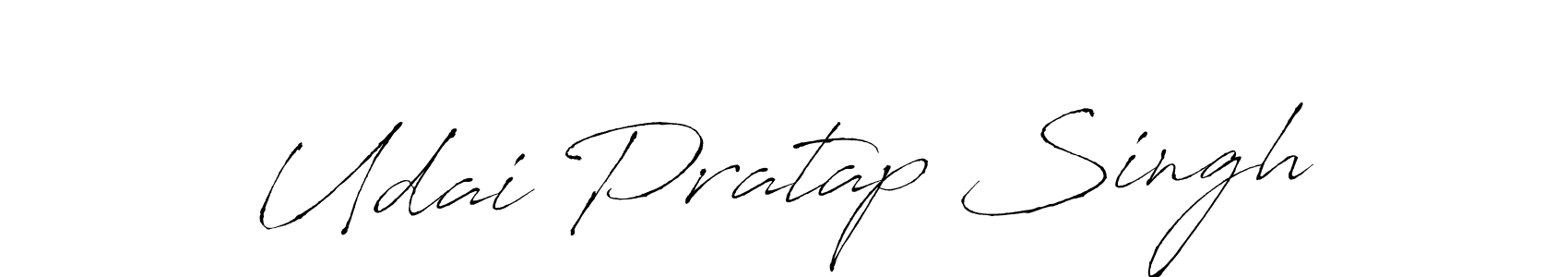 Make a beautiful signature design for name Udai Pratap Singh. With this signature (Antro_Vectra) style, you can create a handwritten signature for free. Udai Pratap Singh signature style 6 images and pictures png