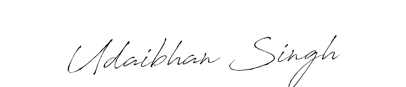 Design your own signature with our free online signature maker. With this signature software, you can create a handwritten (Antro_Vectra) signature for name Udaibhan Singh. Udaibhan Singh signature style 6 images and pictures png