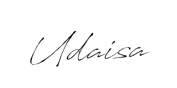 Udaisa stylish signature style. Best Handwritten Sign (Antro_Vectra) for my name. Handwritten Signature Collection Ideas for my name Udaisa. Udaisa signature style 6 images and pictures png