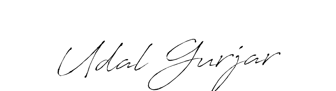 You should practise on your own different ways (Antro_Vectra) to write your name (Udal Gurjar) in signature. don't let someone else do it for you. Udal Gurjar signature style 6 images and pictures png