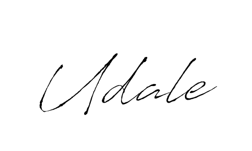 How to make Udale signature? Antro_Vectra is a professional autograph style. Create handwritten signature for Udale name. Udale signature style 6 images and pictures png