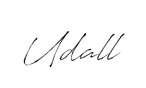 Create a beautiful signature design for name Udall. With this signature (Antro_Vectra) fonts, you can make a handwritten signature for free. Udall signature style 6 images and pictures png