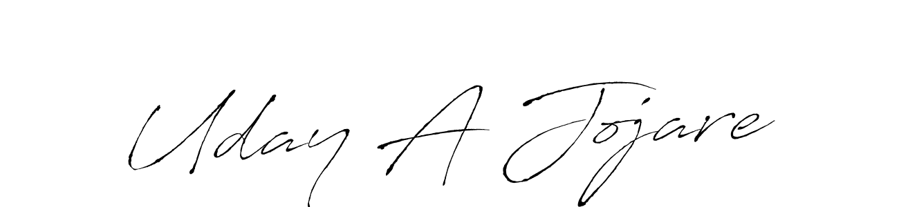 Also we have Uday A Jojare name is the best signature style. Create professional handwritten signature collection using Antro_Vectra autograph style. Uday A Jojare signature style 6 images and pictures png