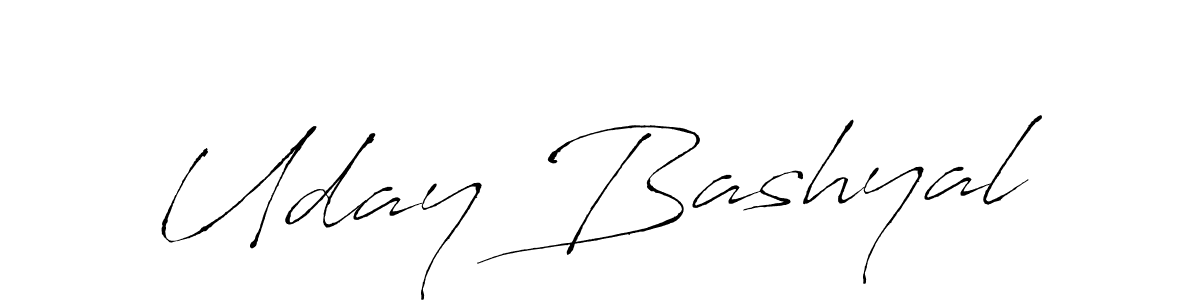 Use a signature maker to create a handwritten signature online. With this signature software, you can design (Antro_Vectra) your own signature for name Uday Bashyal. Uday Bashyal signature style 6 images and pictures png
