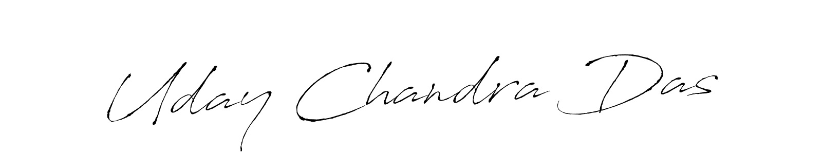 Make a beautiful signature design for name Uday Chandra Das. With this signature (Antro_Vectra) style, you can create a handwritten signature for free. Uday Chandra Das signature style 6 images and pictures png