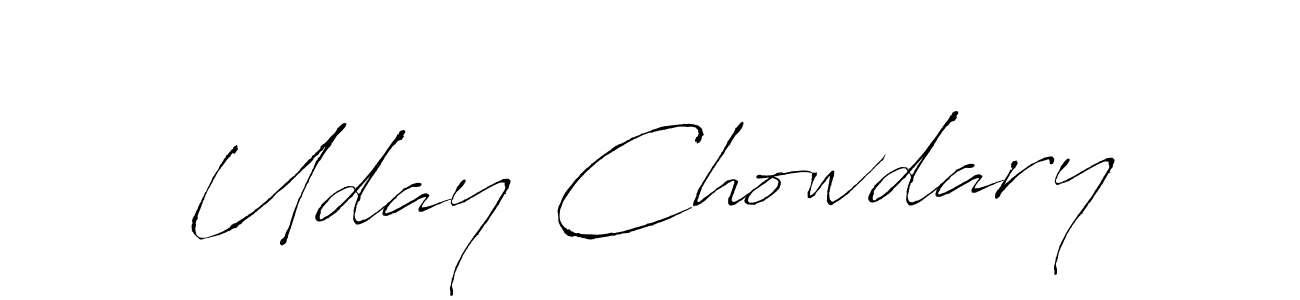 This is the best signature style for the Uday Chowdary name. Also you like these signature font (Antro_Vectra). Mix name signature. Uday Chowdary signature style 6 images and pictures png