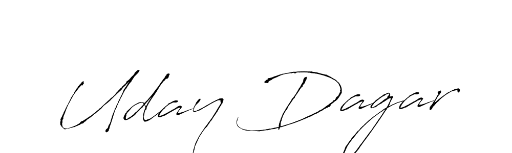 You can use this online signature creator to create a handwritten signature for the name Uday Dagar. This is the best online autograph maker. Uday Dagar signature style 6 images and pictures png