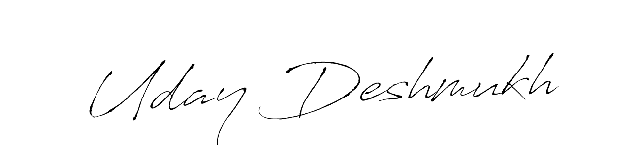 if you are searching for the best signature style for your name Uday Deshmukh. so please give up your signature search. here we have designed multiple signature styles  using Antro_Vectra. Uday Deshmukh signature style 6 images and pictures png