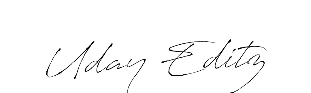 Make a beautiful signature design for name Uday Editz. Use this online signature maker to create a handwritten signature for free. Uday Editz signature style 6 images and pictures png