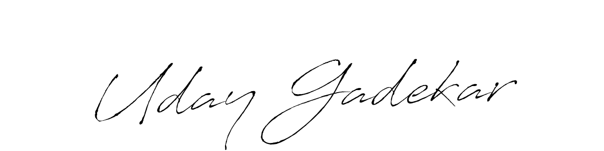 Similarly Antro_Vectra is the best handwritten signature design. Signature creator online .You can use it as an online autograph creator for name Uday Gadekar. Uday Gadekar signature style 6 images and pictures png
