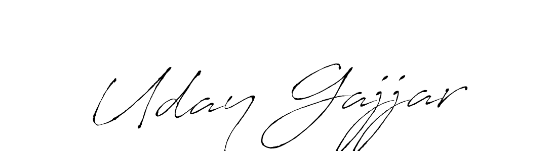 Also we have Uday Gajjar name is the best signature style. Create professional handwritten signature collection using Antro_Vectra autograph style. Uday Gajjar signature style 6 images and pictures png