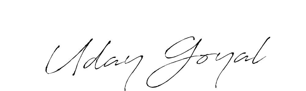 You should practise on your own different ways (Antro_Vectra) to write your name (Uday Goyal) in signature. don't let someone else do it for you. Uday Goyal signature style 6 images and pictures png