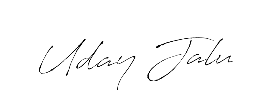 Also You can easily find your signature by using the search form. We will create Uday Jalu name handwritten signature images for you free of cost using Antro_Vectra sign style. Uday Jalu signature style 6 images and pictures png