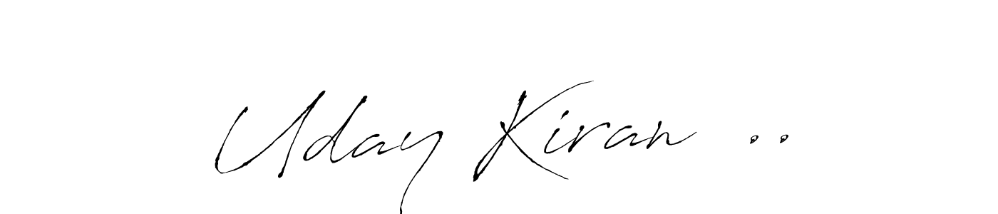 This is the best signature style for the Uday Kiran  .. name. Also you like these signature font (Antro_Vectra). Mix name signature. Uday Kiran  .. signature style 6 images and pictures png