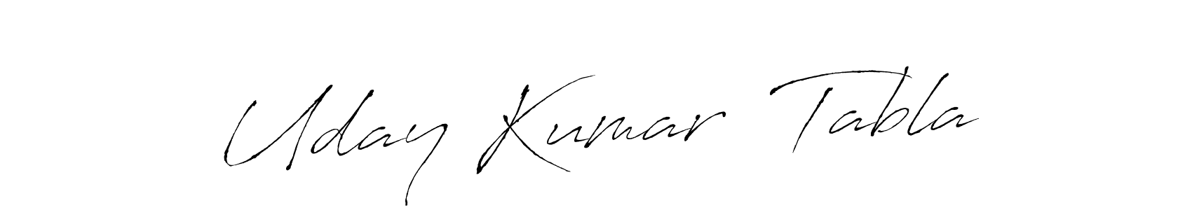Make a beautiful signature design for name Uday Kumar  Tabla. With this signature (Antro_Vectra) style, you can create a handwritten signature for free. Uday Kumar  Tabla signature style 6 images and pictures png