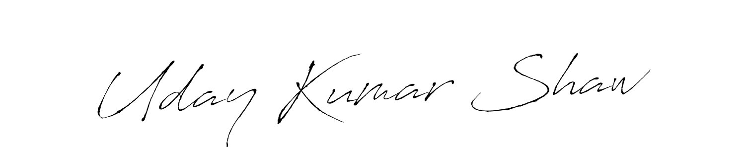 Use a signature maker to create a handwritten signature online. With this signature software, you can design (Antro_Vectra) your own signature for name Uday Kumar Shaw. Uday Kumar Shaw signature style 6 images and pictures png