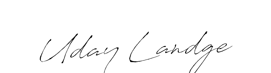 Once you've used our free online signature maker to create your best signature Antro_Vectra style, it's time to enjoy all of the benefits that Uday Landge name signing documents. Uday Landge signature style 6 images and pictures png