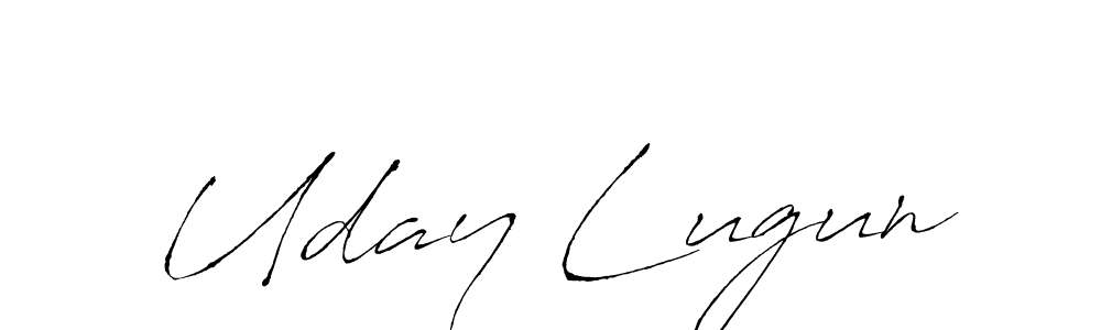 Once you've used our free online signature maker to create your best signature Antro_Vectra style, it's time to enjoy all of the benefits that Uday Lugun name signing documents. Uday Lugun signature style 6 images and pictures png